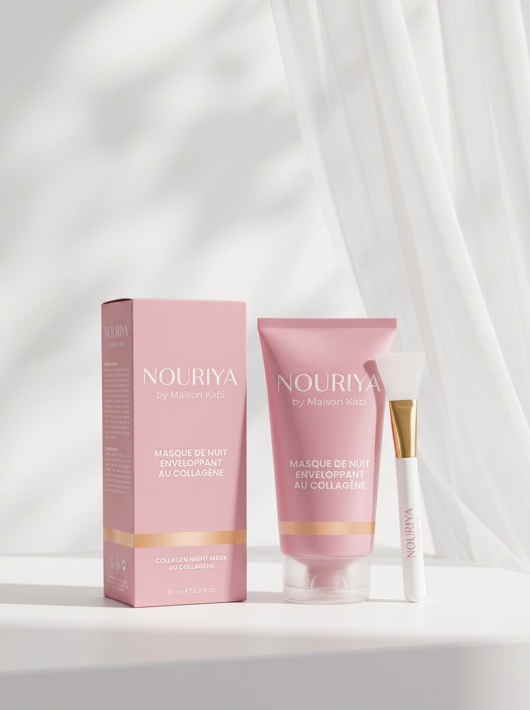 Coffret NOURIYA, tube et pinceau