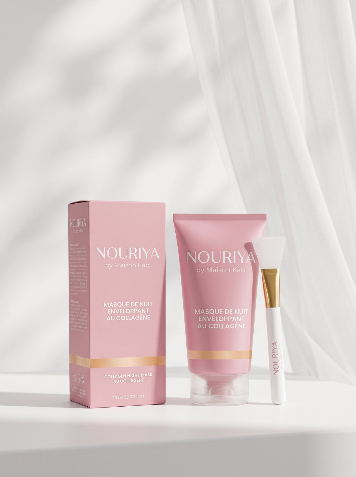 NOURIYA — Masque de Nuit Peel-Off au Collagène